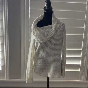 BB Dakota Cream Cowl Neck Sweater